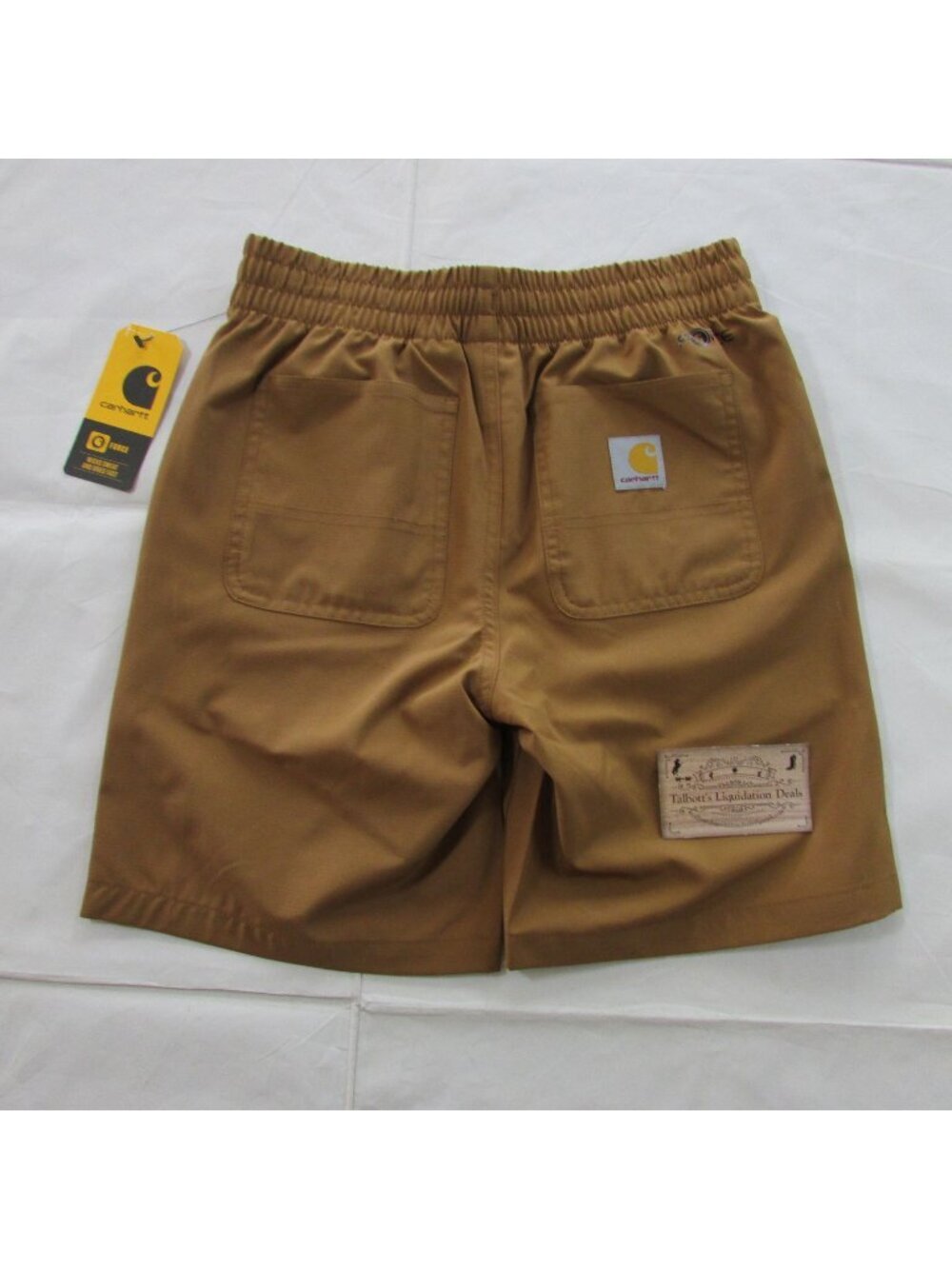 Carhartt Boy's SM Rugged Flex Ripstop Work Short Brown BS8321
